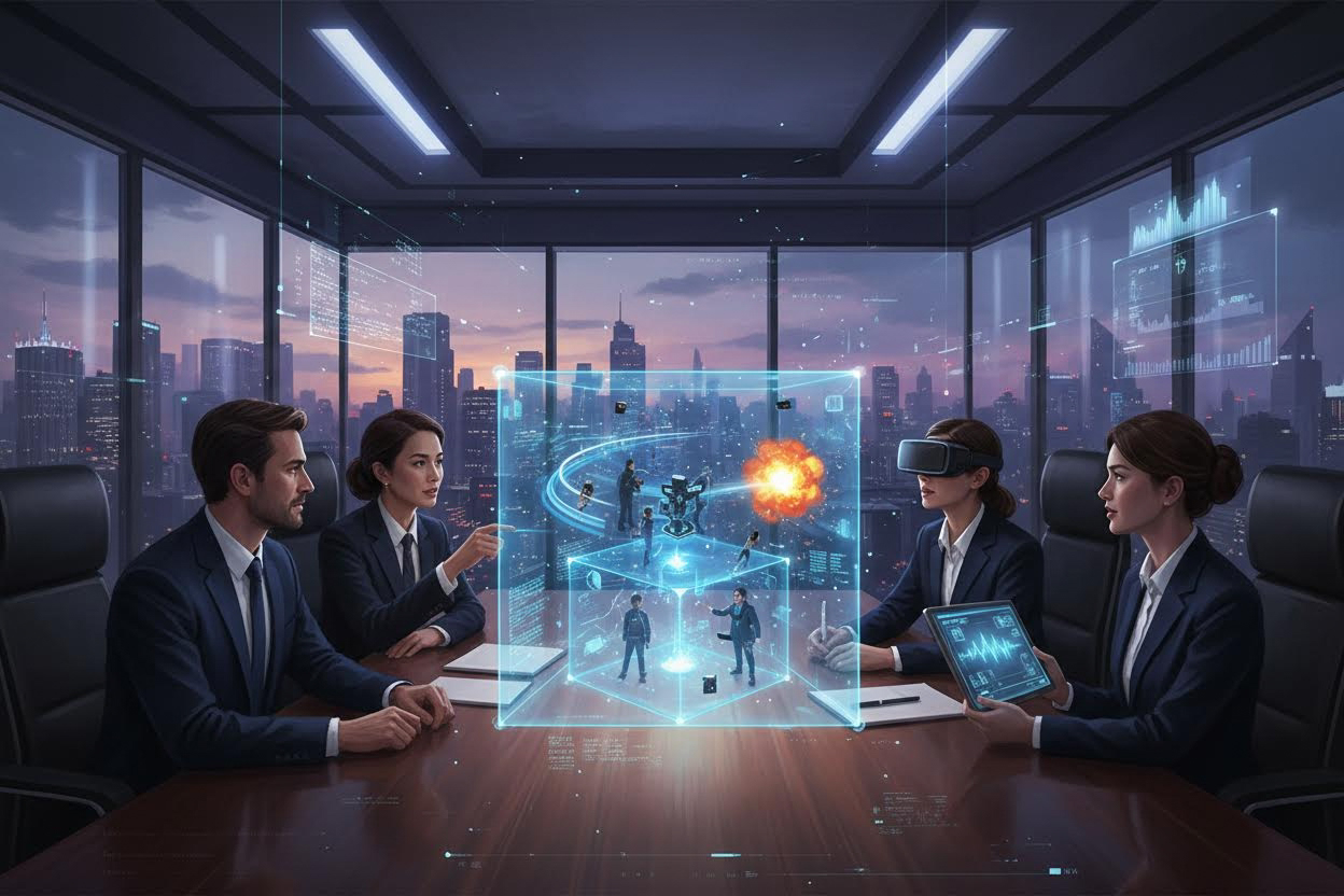 Editorial section illustration for "Sora 2 Pro: Кинематограф без камеры" in context of "Heygen, Sora, Kling: AI-видео в 2026 — что реально работает". Subject-focused composition, realistic business environment, crisp details, natural contrast, no text, no watermark, no logo, no empty background, 16:9.