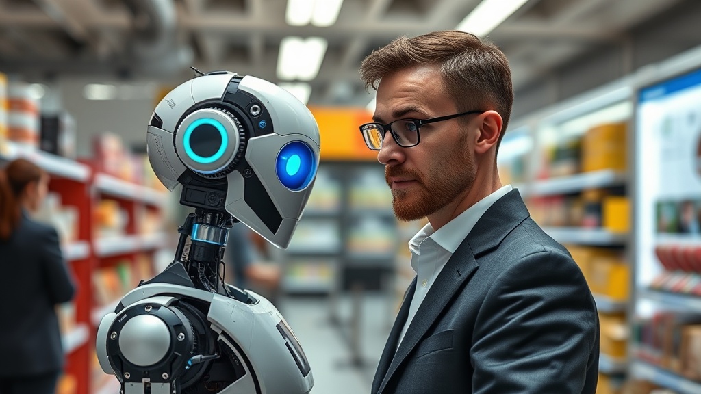 Editorial section illustration for "2. Автоматизация рекламы: умные кампании и оптимизация ставок" in context of "AI-маркетолог: как нейросети ведут рекламу, пишут тексты и анализируют метрики". Subject-focused composition, realistic business environment, crisp details, natural contrast, no text, no watermark, no logo, no empty background, 16:9.