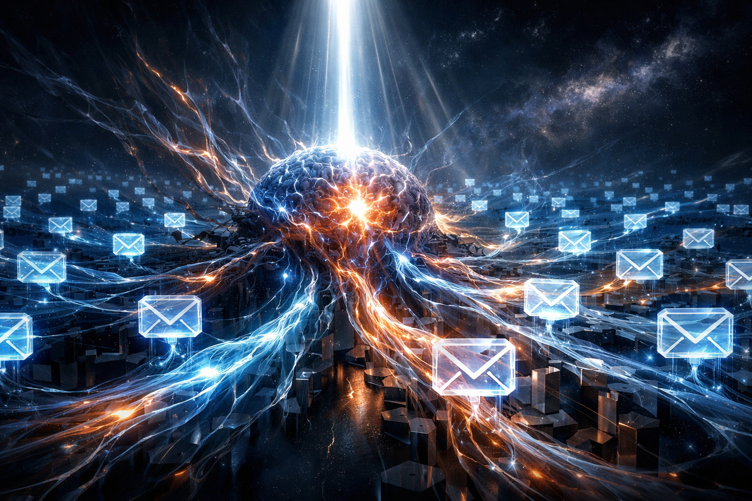 Ключевая иллюстрация: Email + AI: Персонализация на Автопилоте