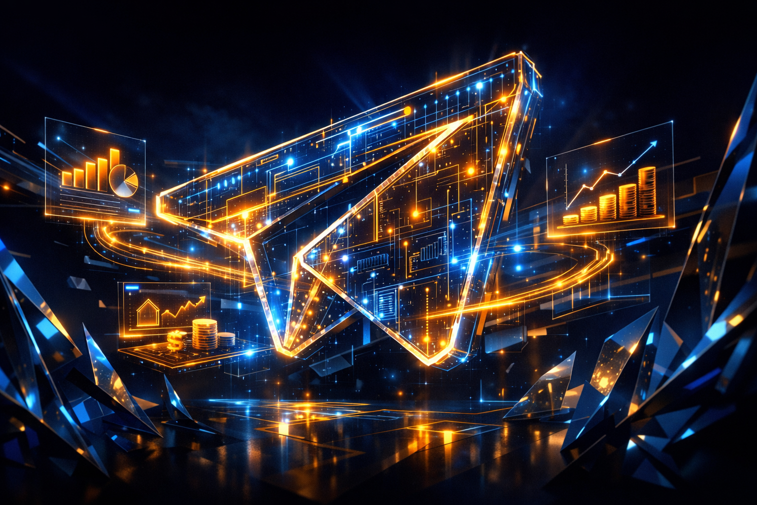 Ключевая иллюстрация: TG-канал под ключ с AI: Стратегия запуска и монетизации 2026