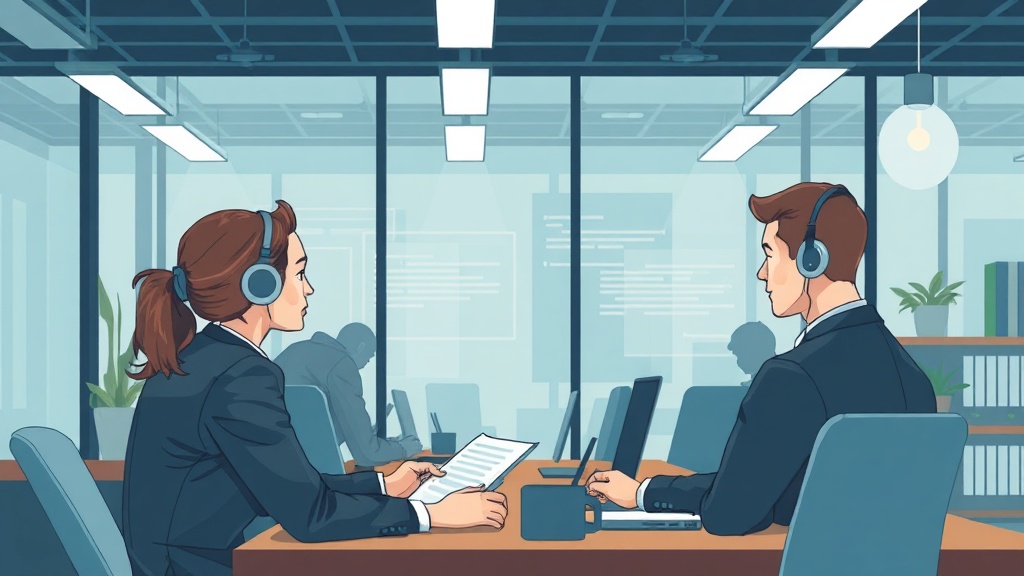 Editorial section illustration for "Текстовый слой: от идеи до сценария" in context of "AI для создания контента: от текста до видео за 15 минут". Subject-focused composition, realistic business environment, crisp details, natural contrast, no text, no watermark, no logo, no empty background, 16:9.