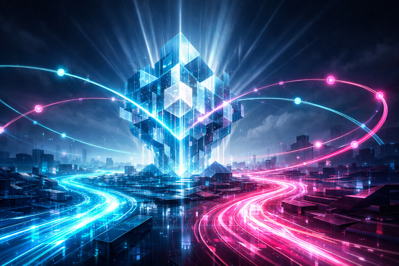 Ключевая иллюстрация: Продажи 2026: Как AI и CRM управляют клиентским путём