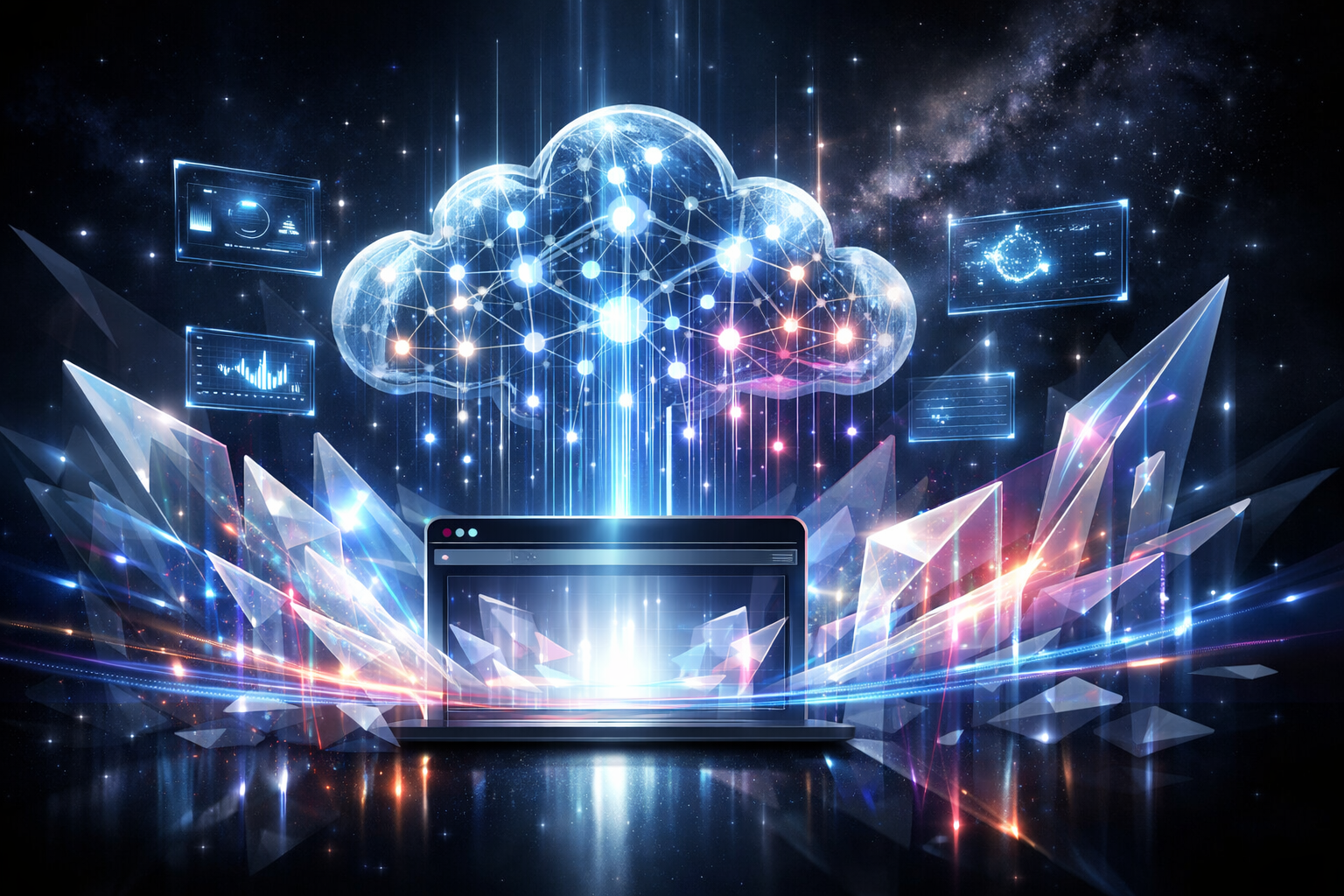 Ключевая иллюстрация: ИИ онлайн: лучшие сервисы, открывающиеся в браузере