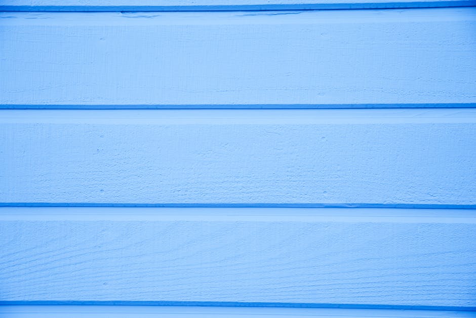 Vivid blue horizontal wooden planks texture perfect for background or wallpaper.