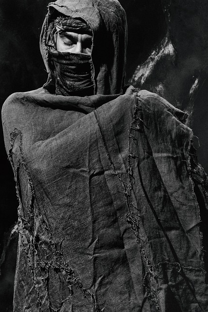 studio, man, monochrome, art, composition, shocking, creativity