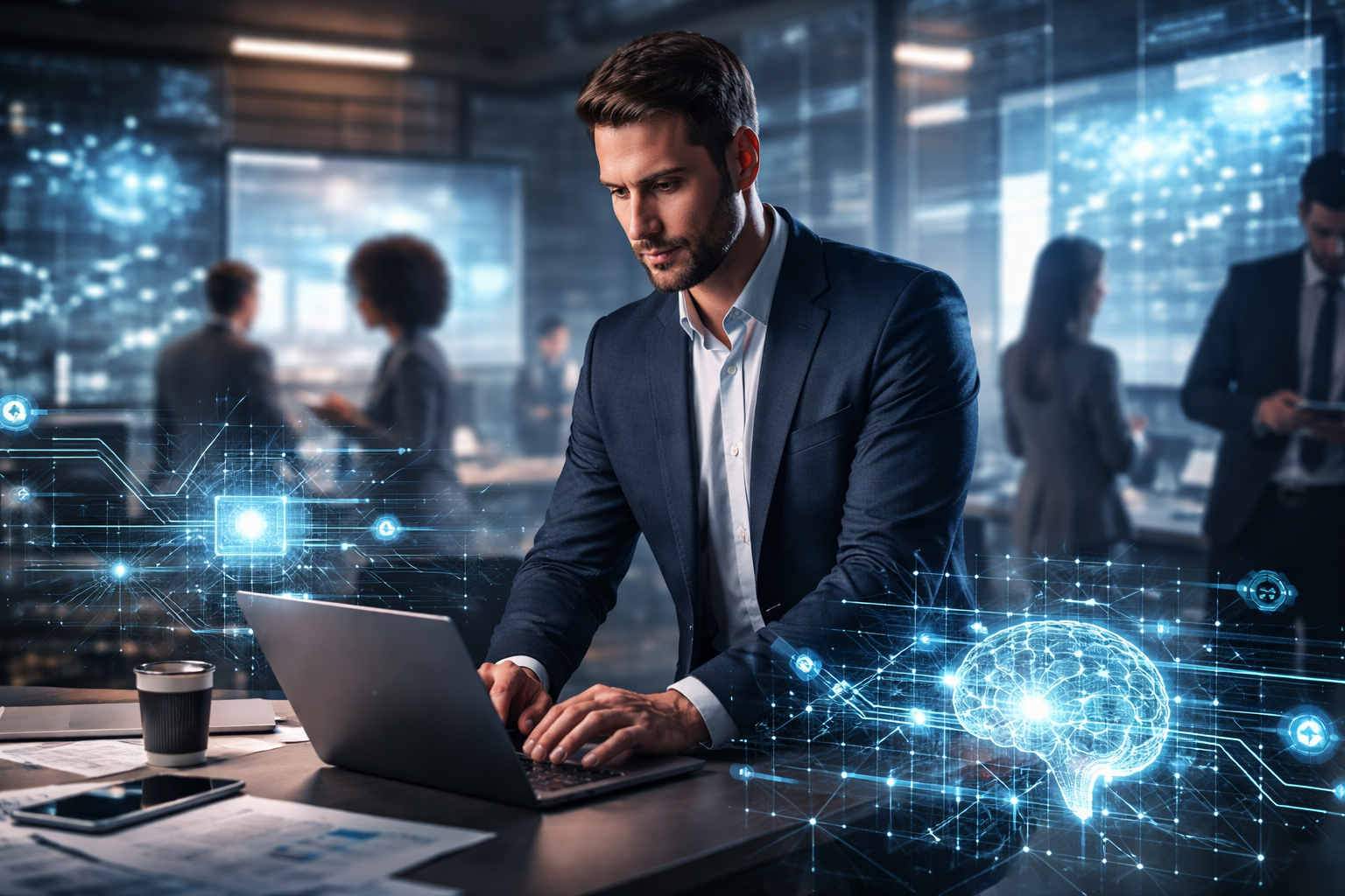 Ключевая иллюстрация: API для бизнеса: как подключать нейросети к своим процессам