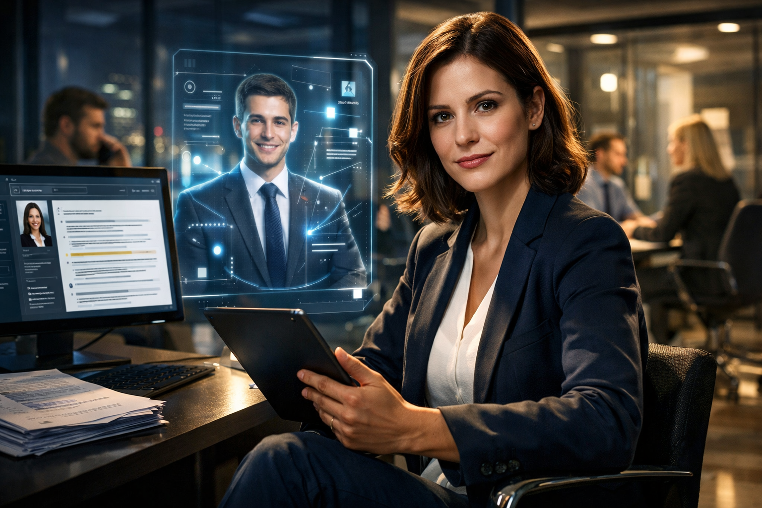 Ключевая иллюстрация: Автоматизация найма: от парсинга резюме до AI-собеседования