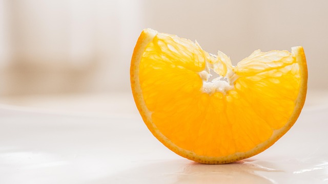 orange, slice, segment, court