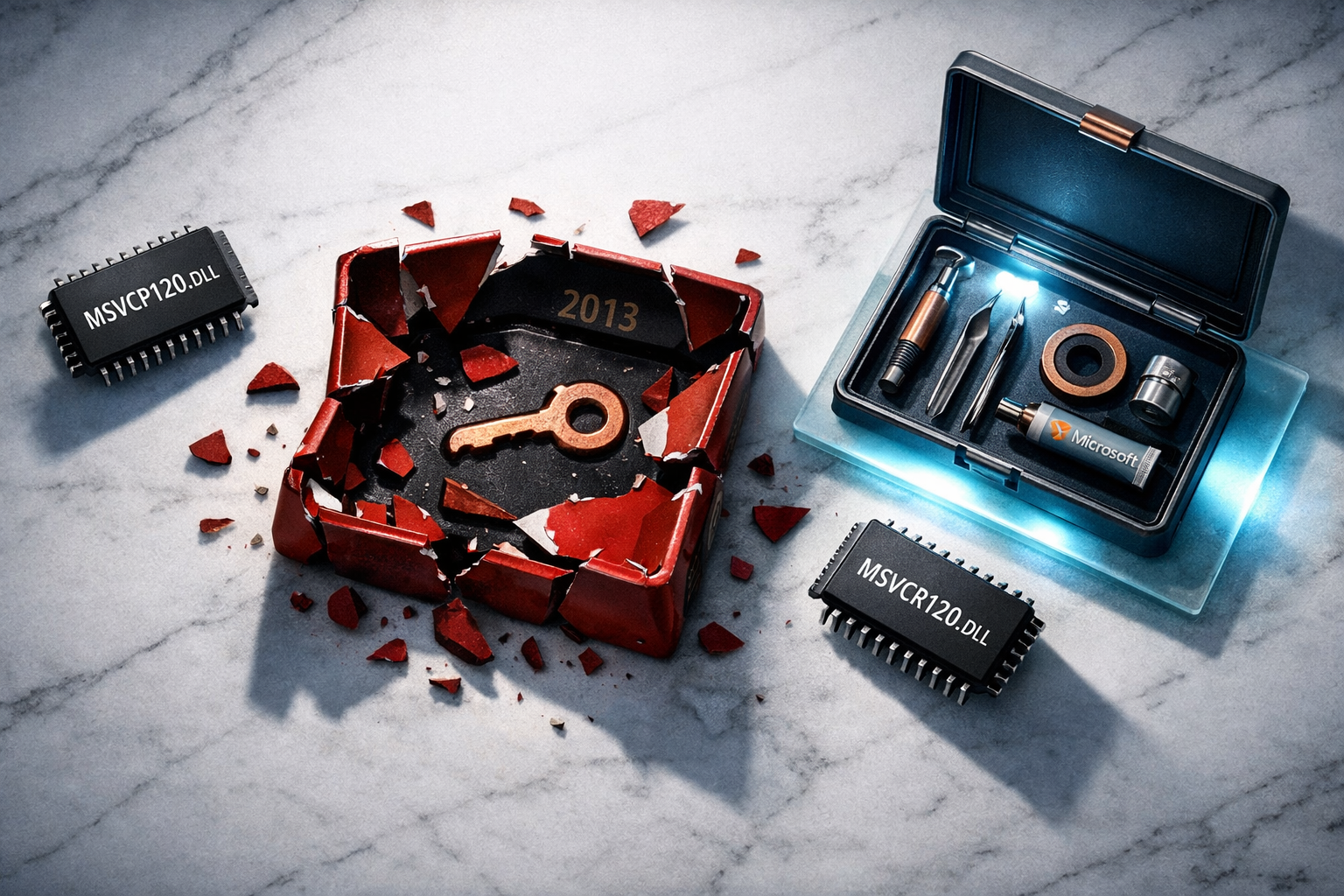 Ключевая иллюстрация: MSVCP120.dll и MSVCR120.dll отсутствуют: пошаговое исправление ошибки