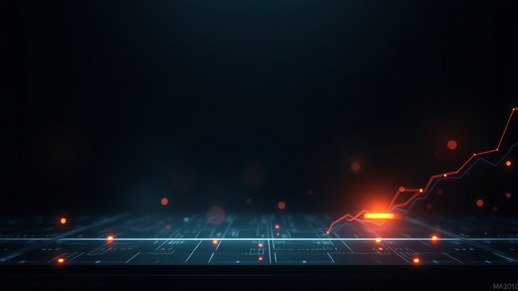 Экономика внимания: новая валютная система, minimalist dark background, tech aesthetic, glowing elements, professional, no text, 16:9.