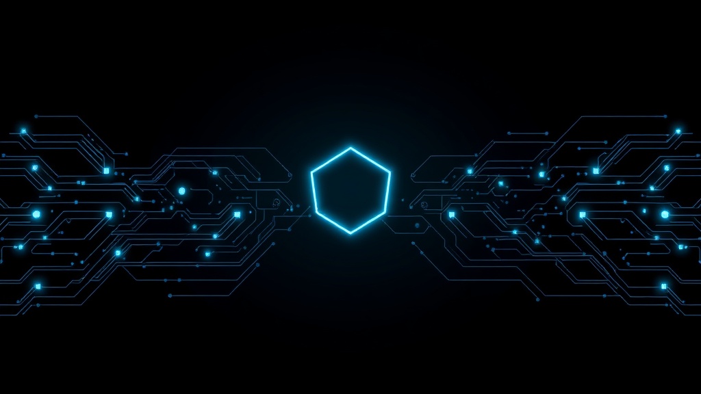 Таксономия AI-ролей: от инструмента до партнера, minimalist dark background, tech aesthetic, glowing elements, professional, no text, 16:9.