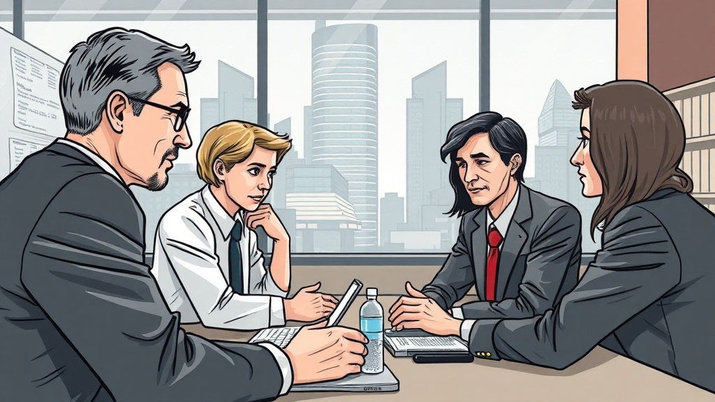 Editorial section illustration for "Эволюция убийц: Кто заменит старые роли" in context of "Роли, которые исчезнут первыми, и роли нового цикла". Subject-focused composition, realistic business environment, crisp details, natural contrast, no text, no watermark, no logo, no empty background, 16:9.