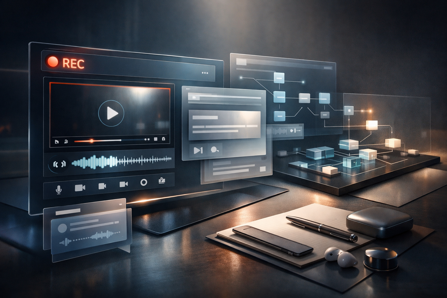 Ключевая иллюстрация: Бесплатная запись экрана: как сократить циклы коммуникации и убрать синхронные созвоны