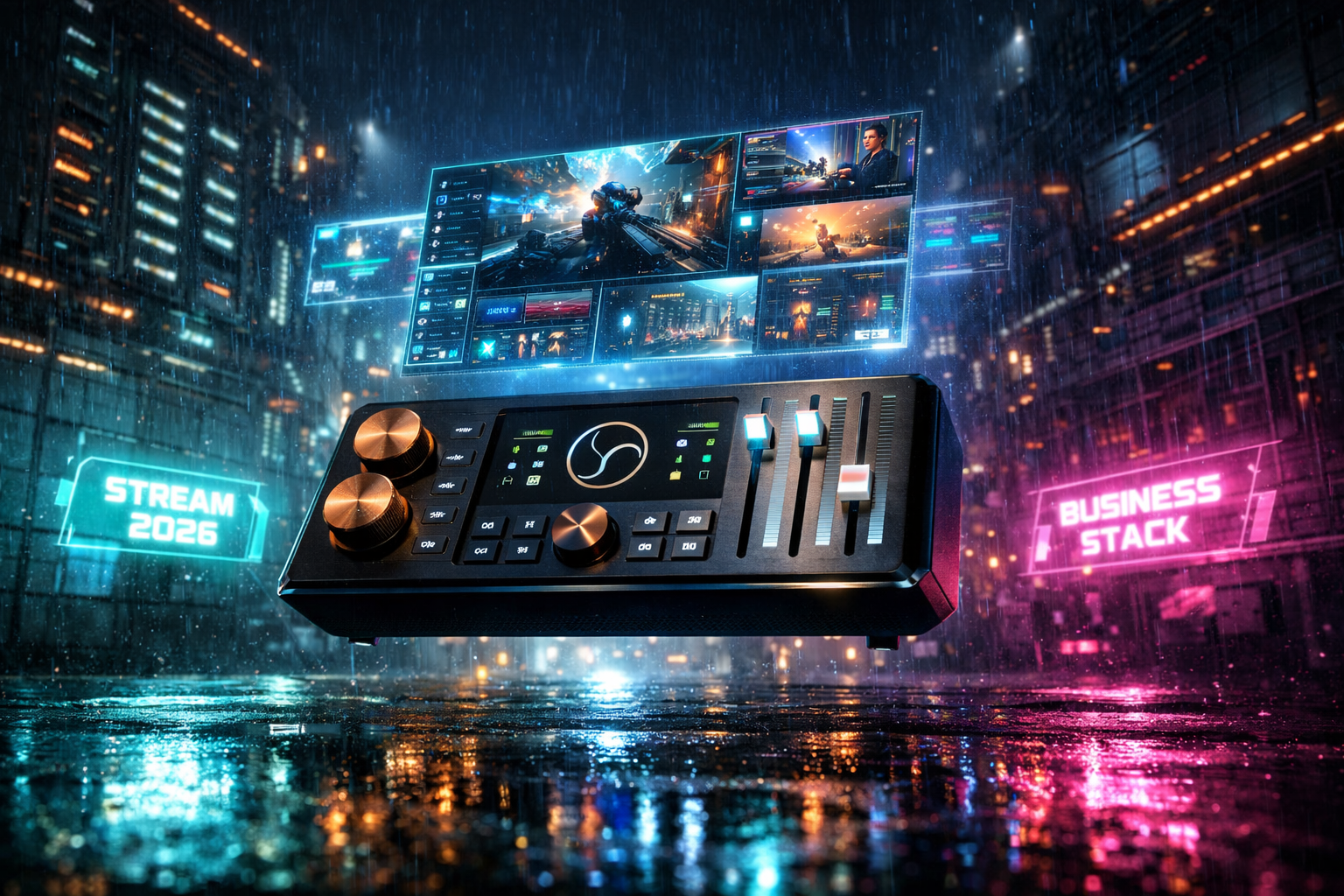 Ключевая иллюстрация: OBS Studio 2026: рабочий стек для бизнеса и команды