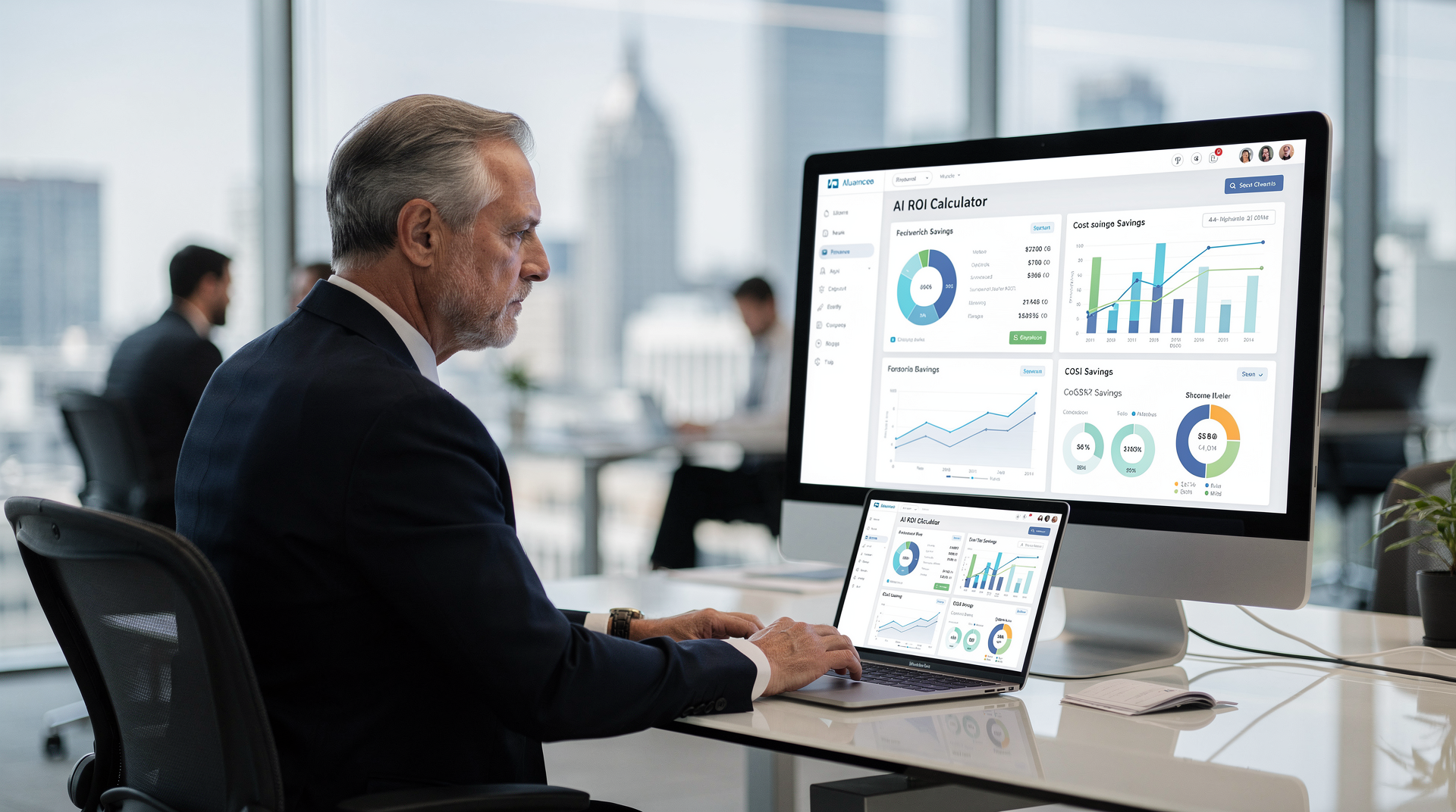 ROI внедрения AI — калькулятор и реальные цифры
